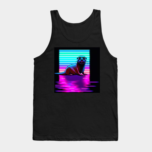 Good Vibes Summer Otter Tank Top by Winging-It